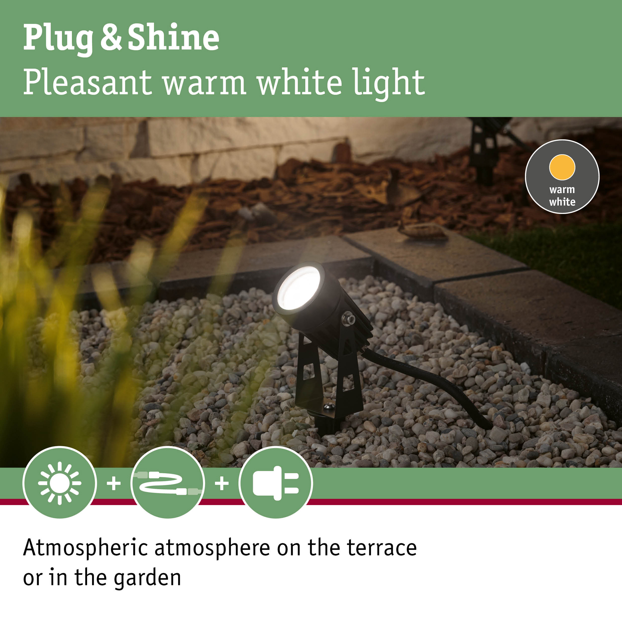 Spotlight Paulmann Basic Spot Plug & Shine LED IP65 24V