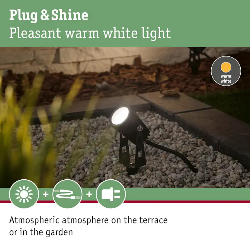 Spotlight Paulmann Basic Spot Plug & Shine LED IP65 24V