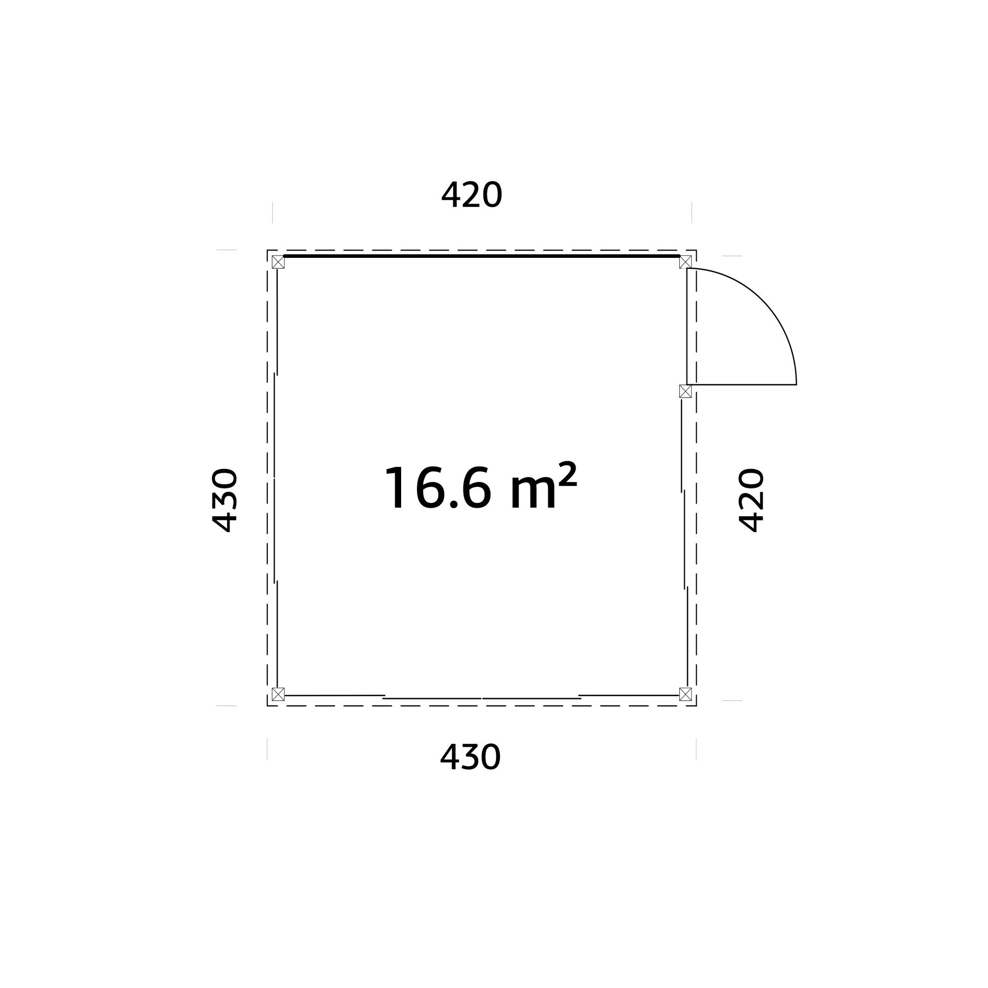 Uterum Palmako Lumi 17,6 m² (inv. 16,6 m²) Slide