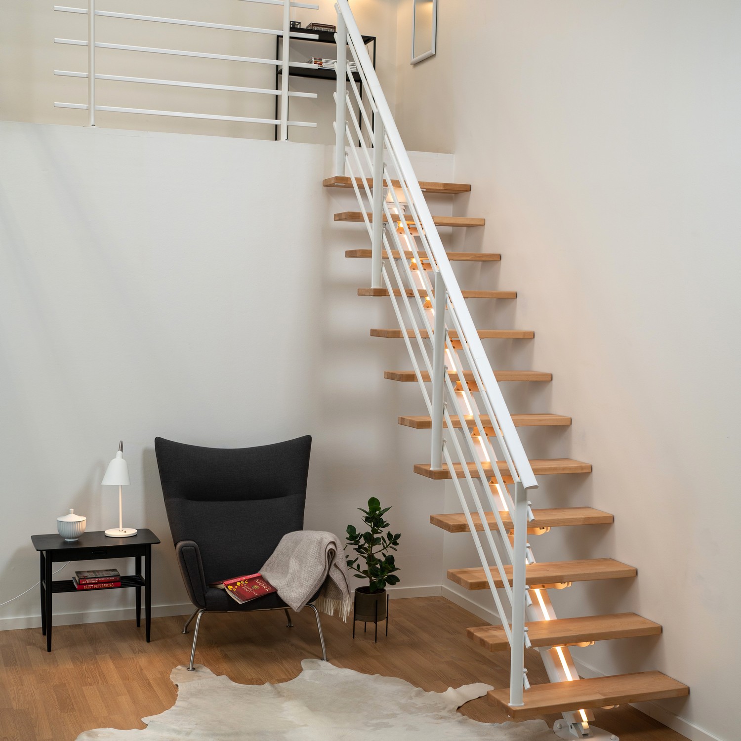 SYDNEY bok oljad rak vit PURE 11S 85W Vit, Bredd: 850 mm, Max Takhöjd: 2700 mm