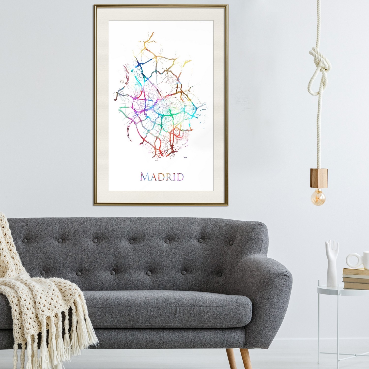 Poster Artgeist Affisch Madrid