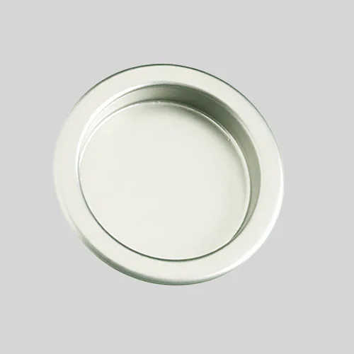 Skjutdörr Skålhandtag Diplomat Vit (st)