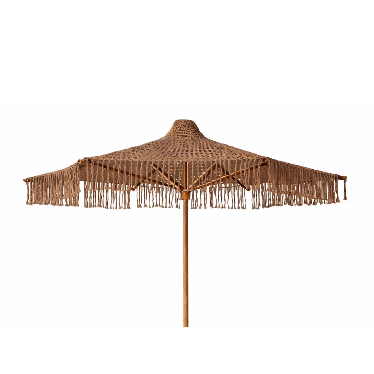 ALBA PARASOLL 200 CM Brun