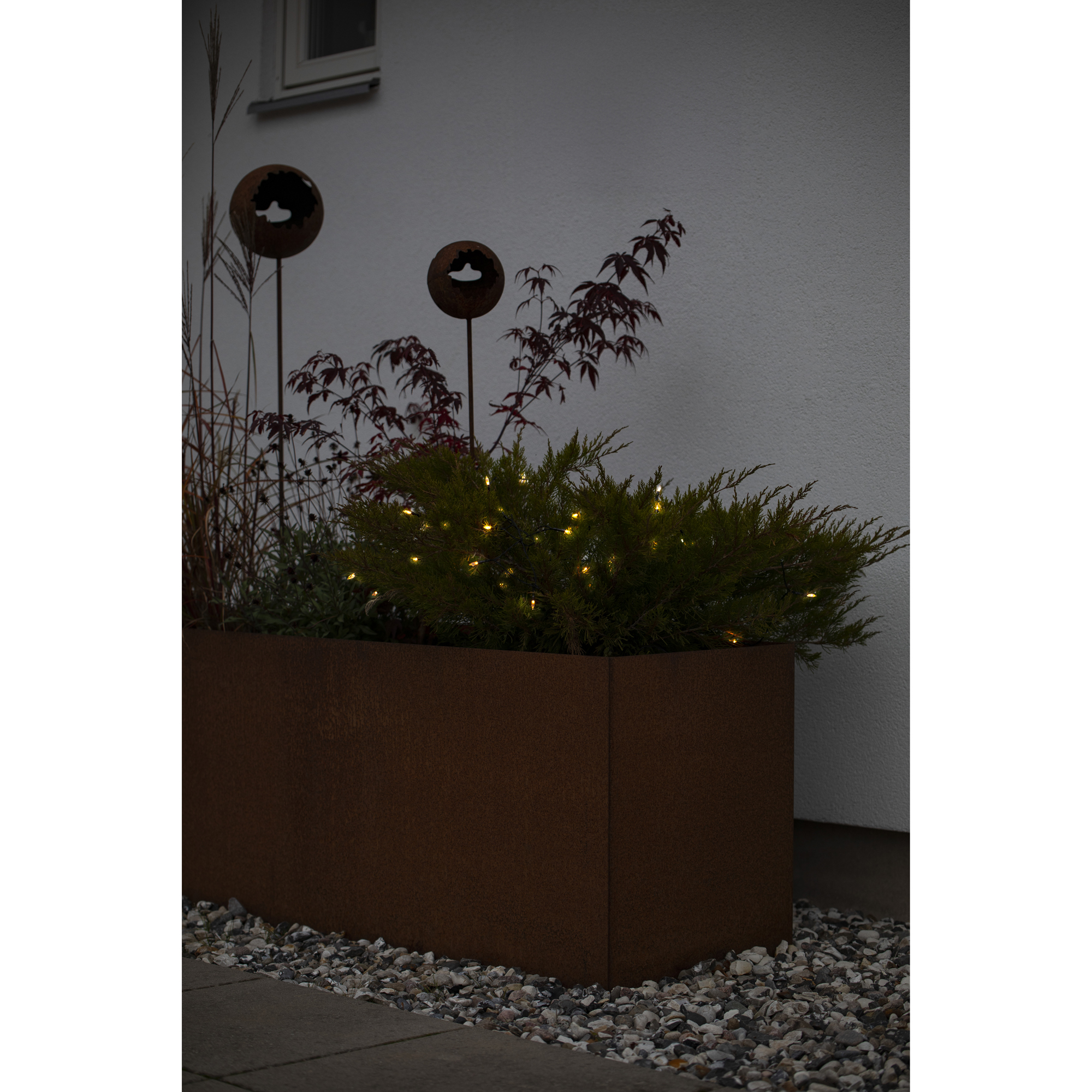 Ljusslinga Gnosjö Konstsmide Batteridriven 20st LED-lampor Amber Utomhus med Timer