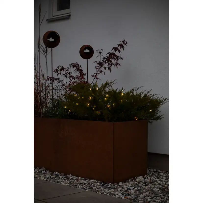 Ljusslinga Gnosjö Konstsmide Batteridriven 20st LED-lampor Amber Utomhus med Timer