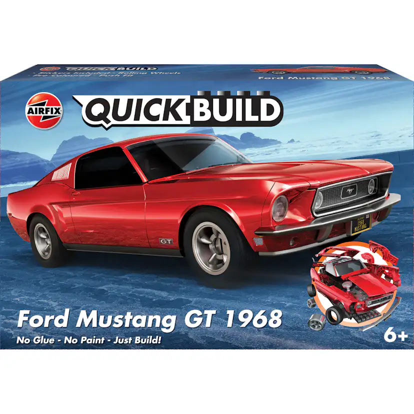Modellbyggsats Airfix Ford Mustang GT 1968