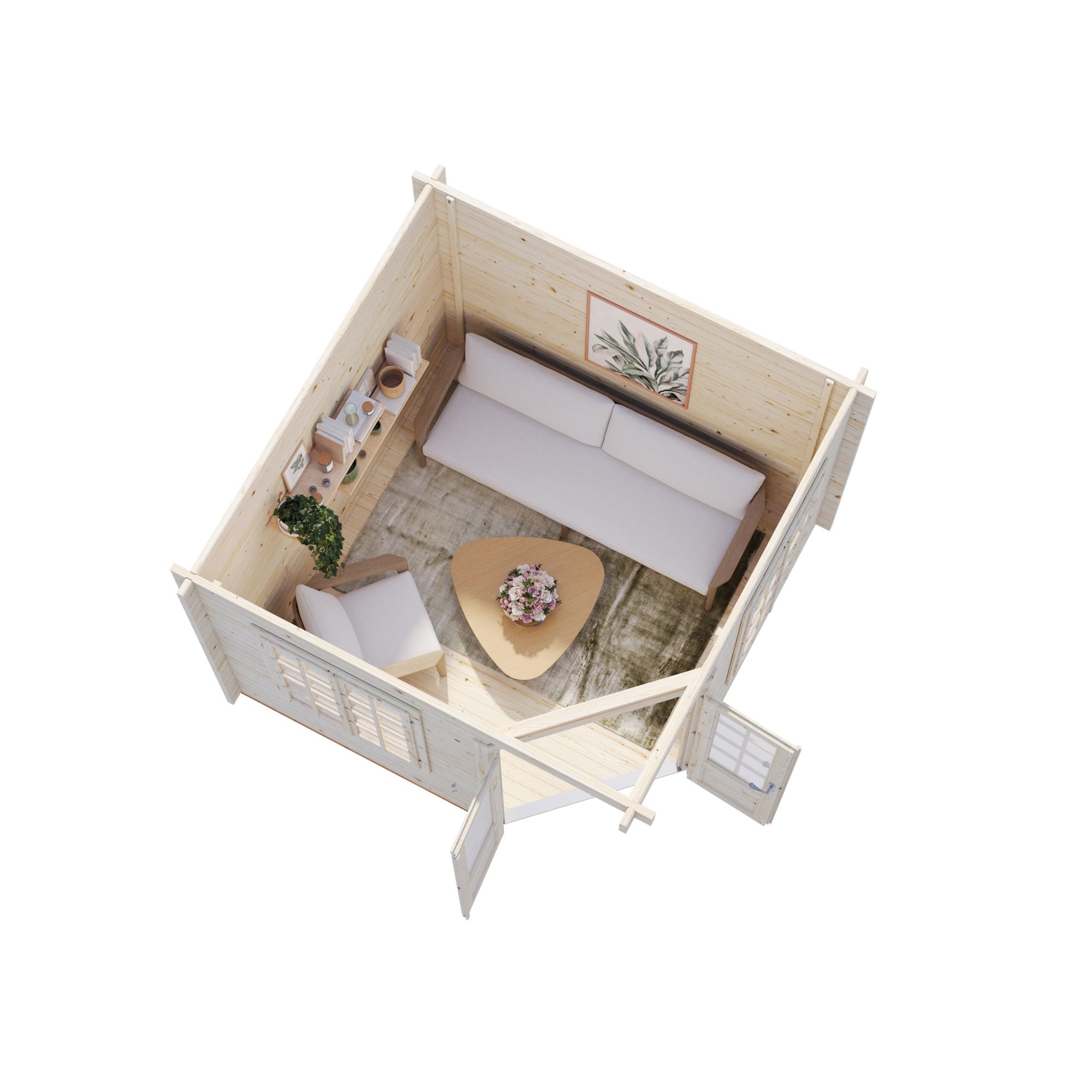 Melanie 7,8m2 (inv. 6,6 m2) Obehandlad