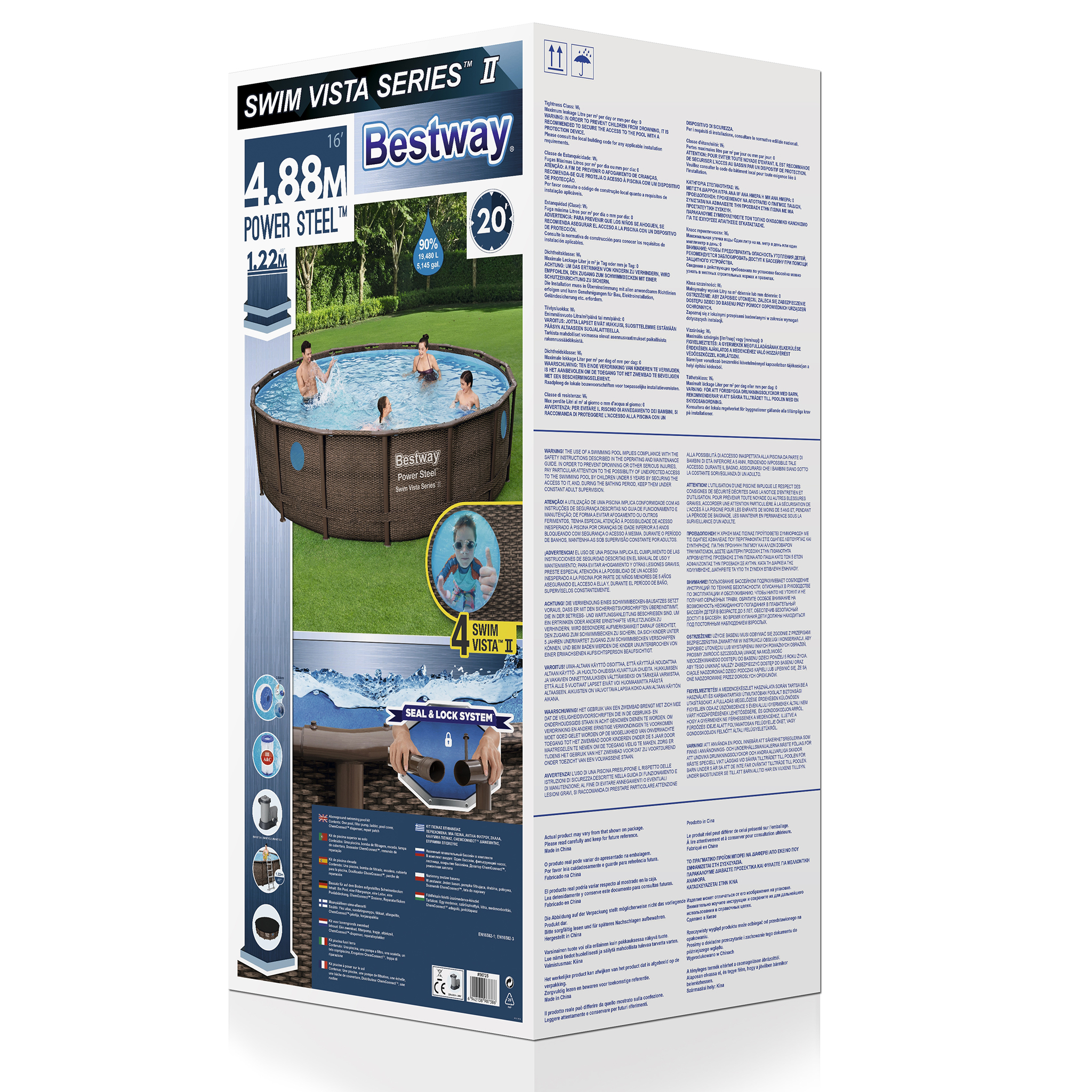 Pool Bestway Power Steel Swim Vista