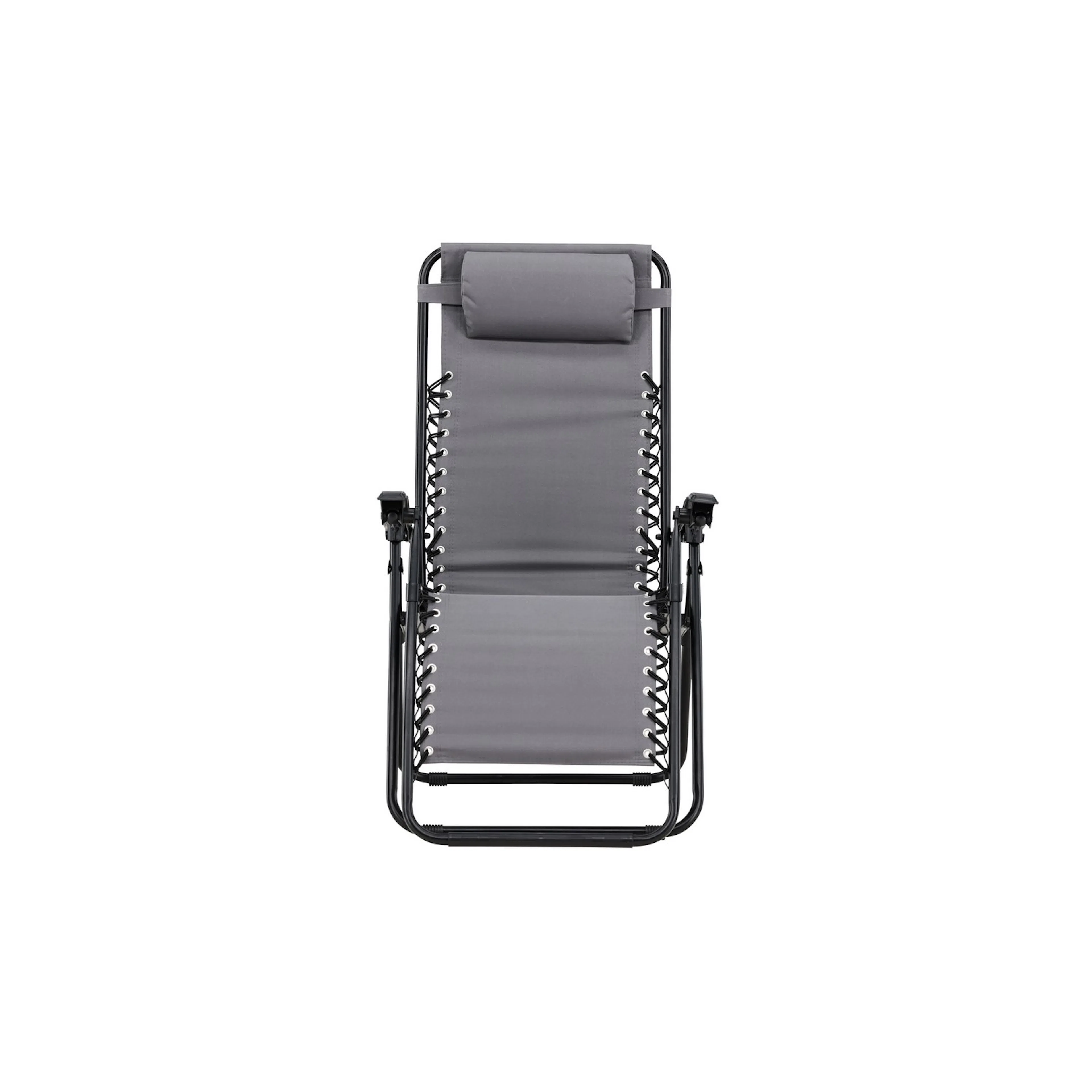 Vulcano Sun Lounge - Grey / Black Solstol Venture Home Vulcano