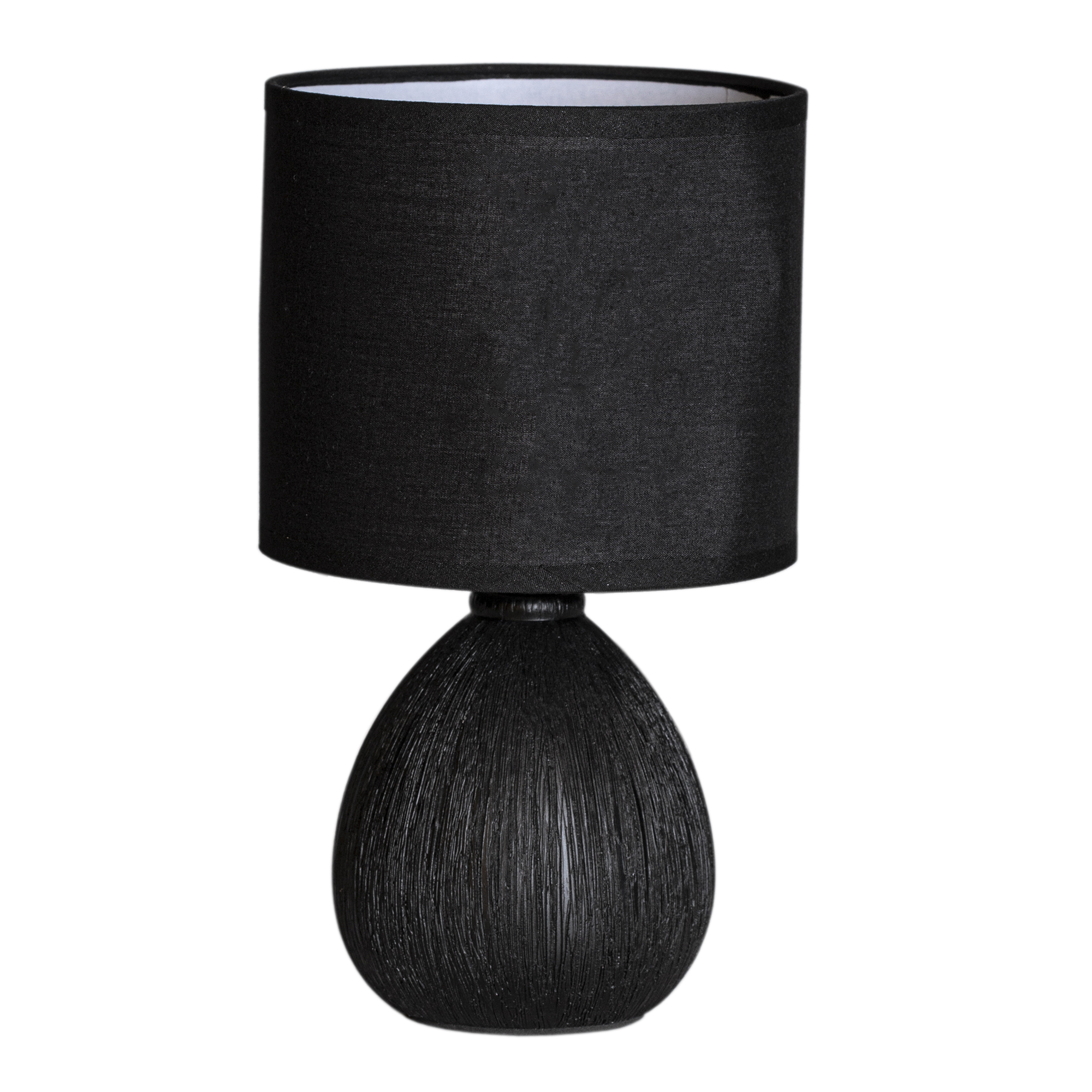 Bordslampa Cottex Madison H25 cm Keramikfot med Textilskärm