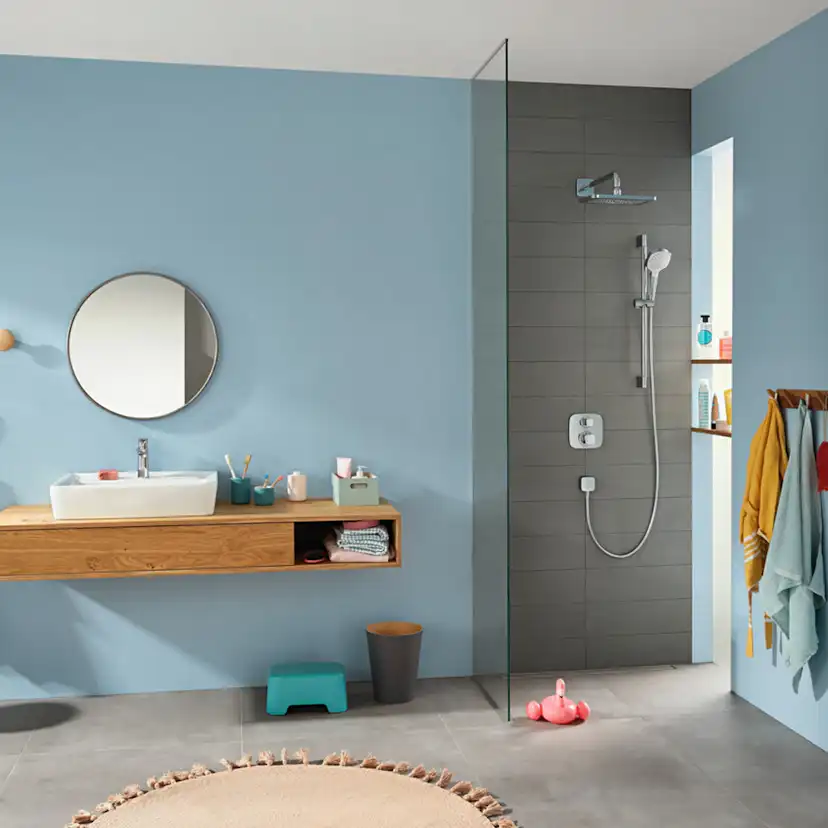 Duschblandare Hansgrohe Ecostat E 2-utlopp