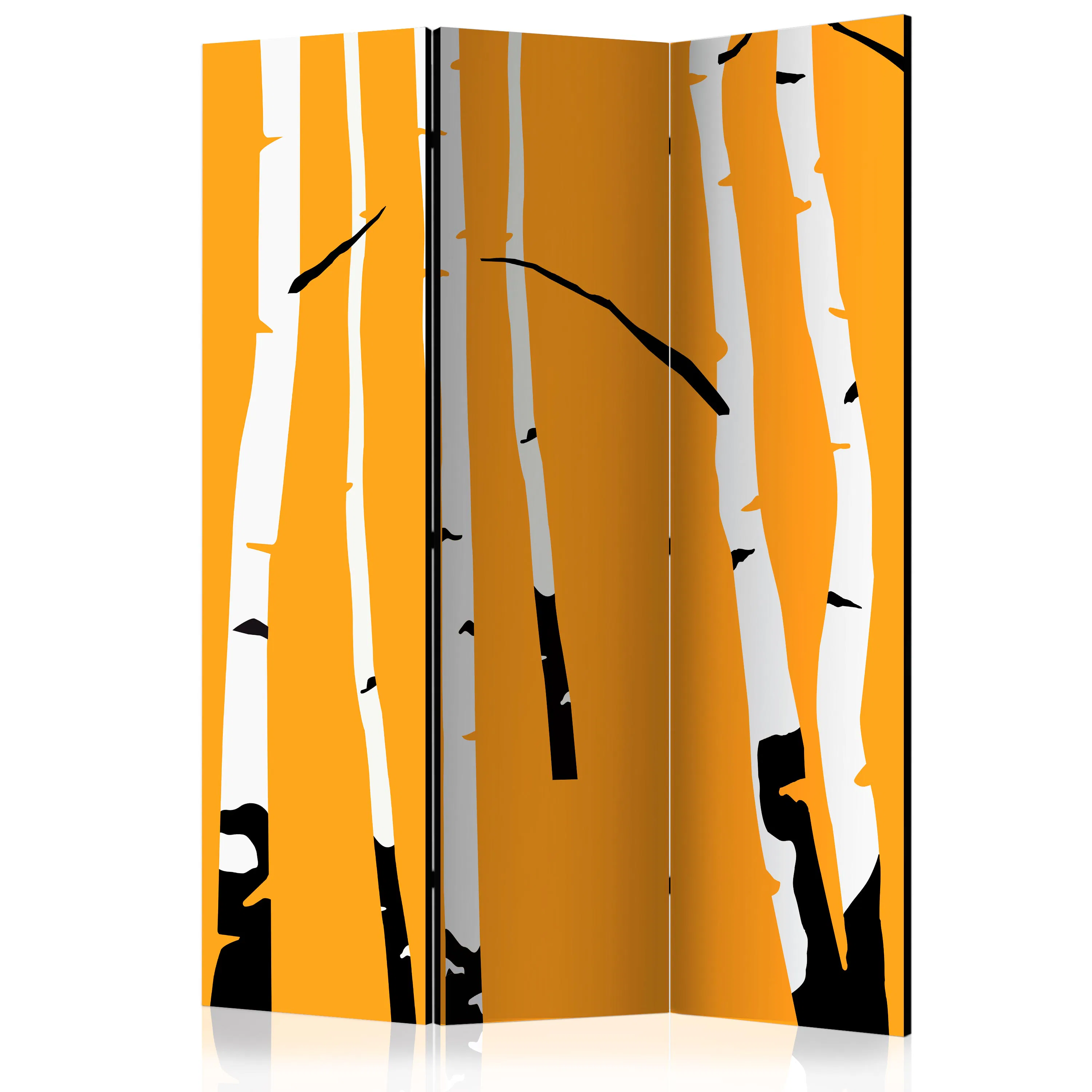 Rumsavdelare Arkiio Birches On The Orange Background 135x172 cm
