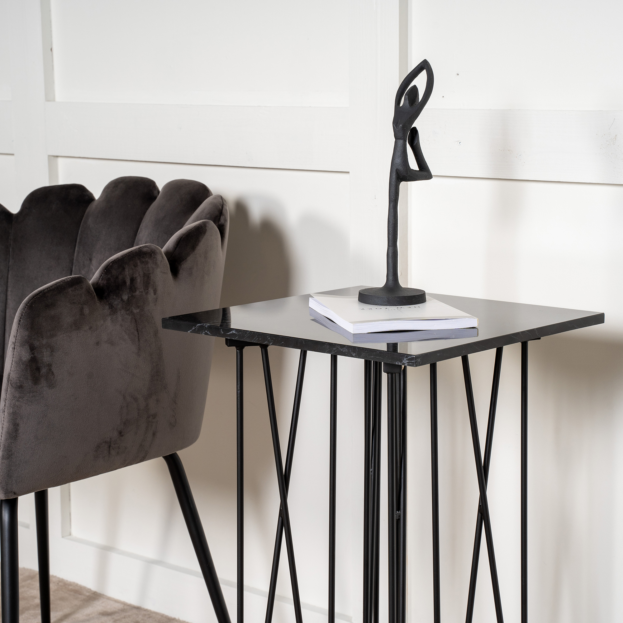 Sidobord furniture/fashion Stone 40 cm