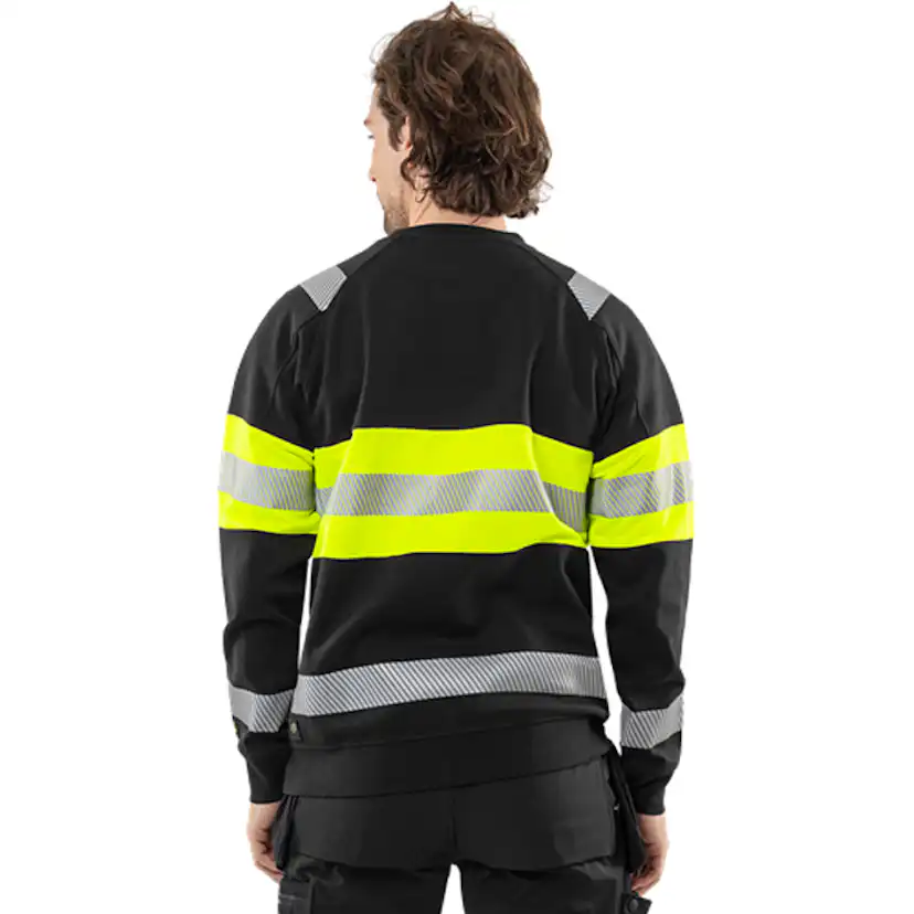 Varsel sweatshirt Fristads Stiby 7530 GKC, klass 1