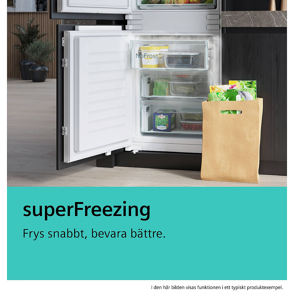 Fristående Kyl & Frys Siemens KG39E8XBA med AntiFingerprint Beläggning
