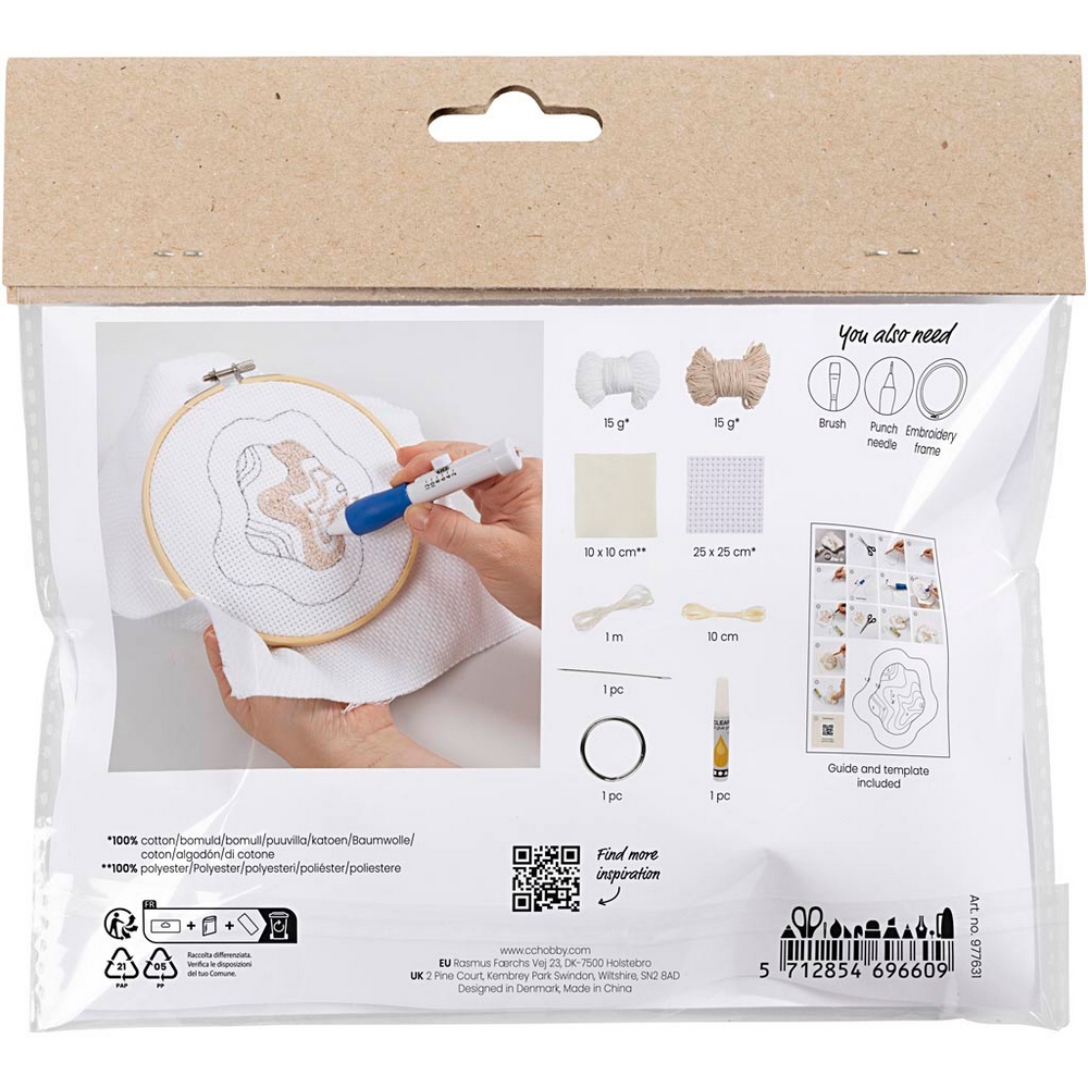 DIY-kit Creativ Company Punch Needle Nyckelring