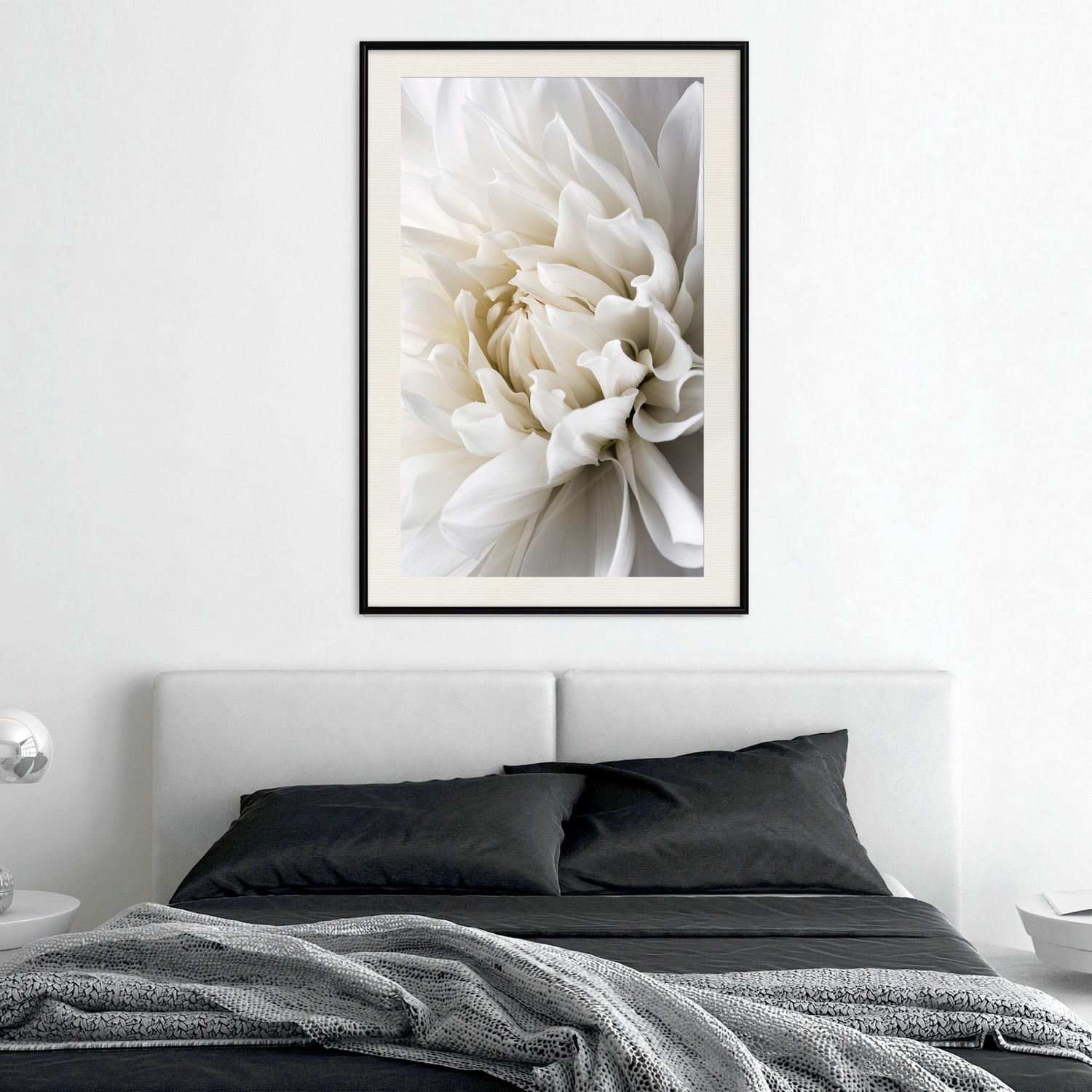 Poster Artgeist Affisch White Dahlia