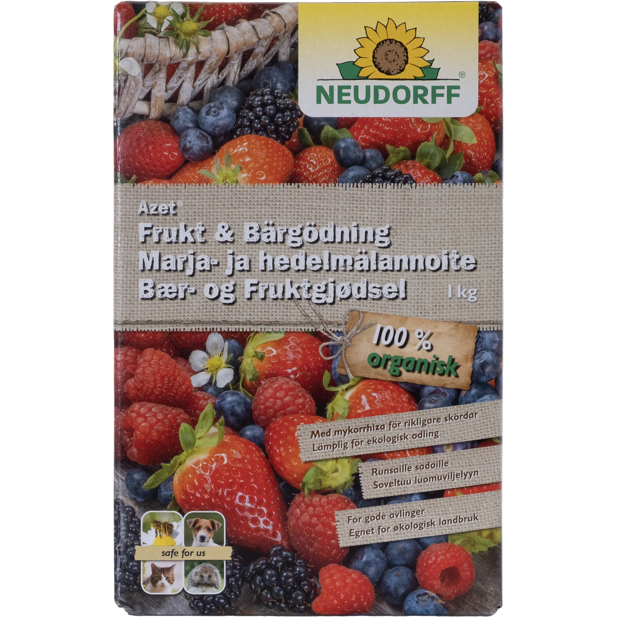 Gräsgödsel Neudorff Frukt & Bär Gödning Organisk 1kg