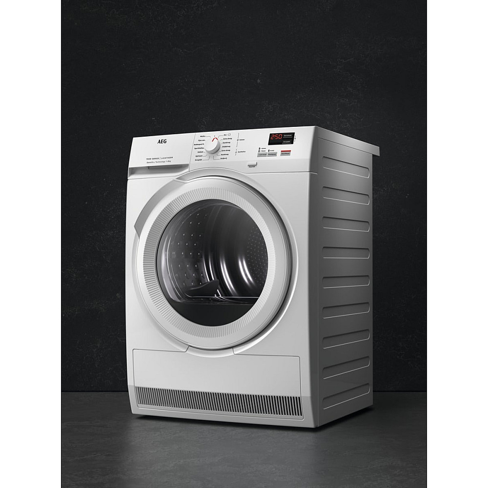 Värmepumpstumlare AEG SensiDry® TR702G84G med Energisparande Teknik Vit