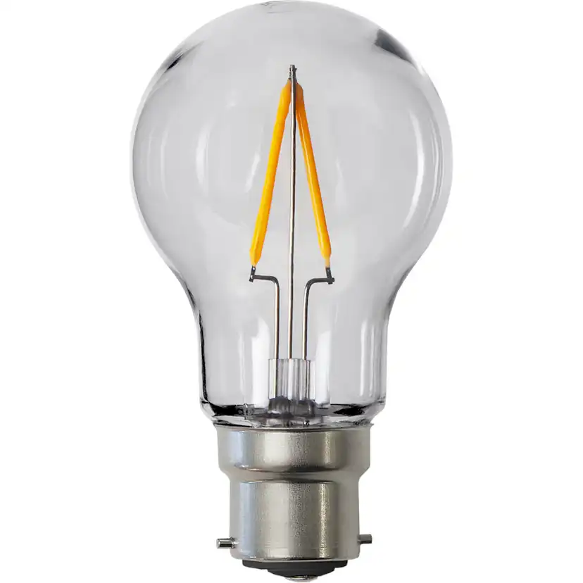 LED-lampa Star Trading Filament B22 A55 Outdoor Lighting PC Cover 1W