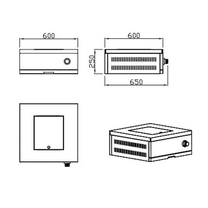 Gasolgrill Myoutdoorkitchen 5 brännare och Sidobrännare