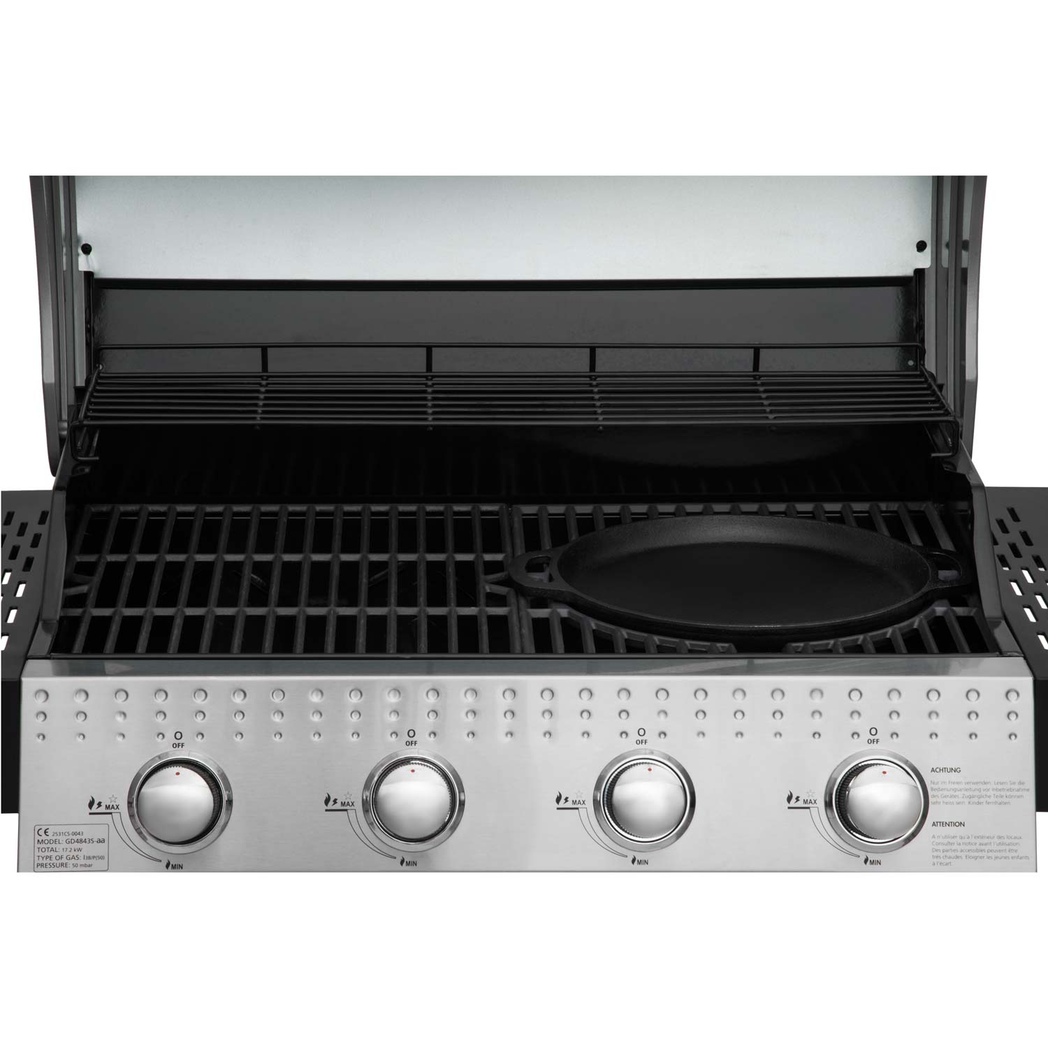 Gjutjärnspanna Mustang Multigrill 30 cm