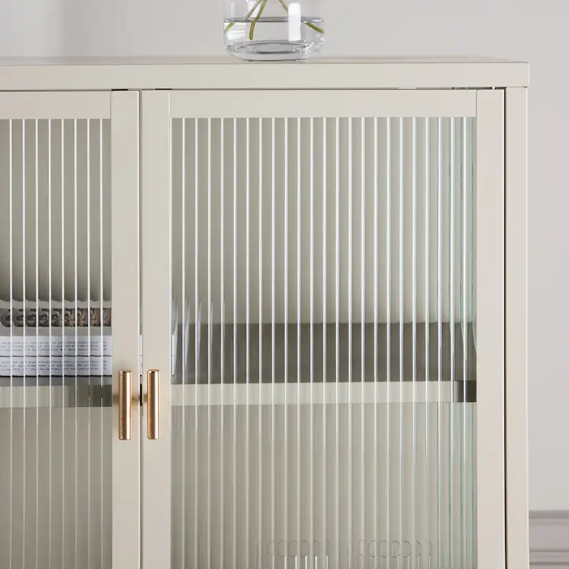 Skåp Venture Home Garis med Glasdörrar