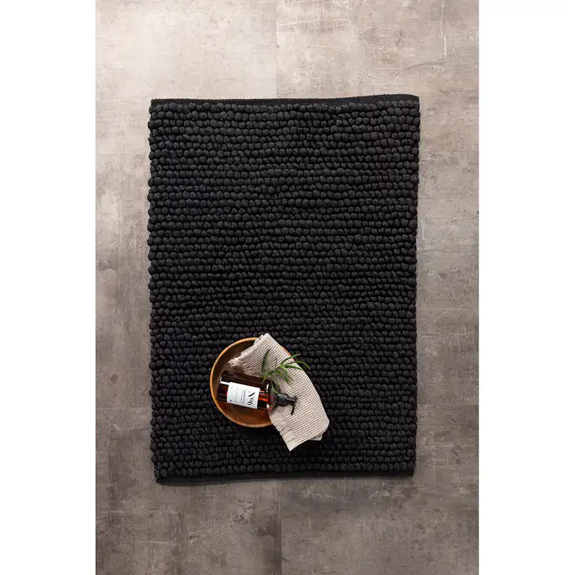 Wilmer Polyester/Cotton - 50*80-Rectangular-Black Svart