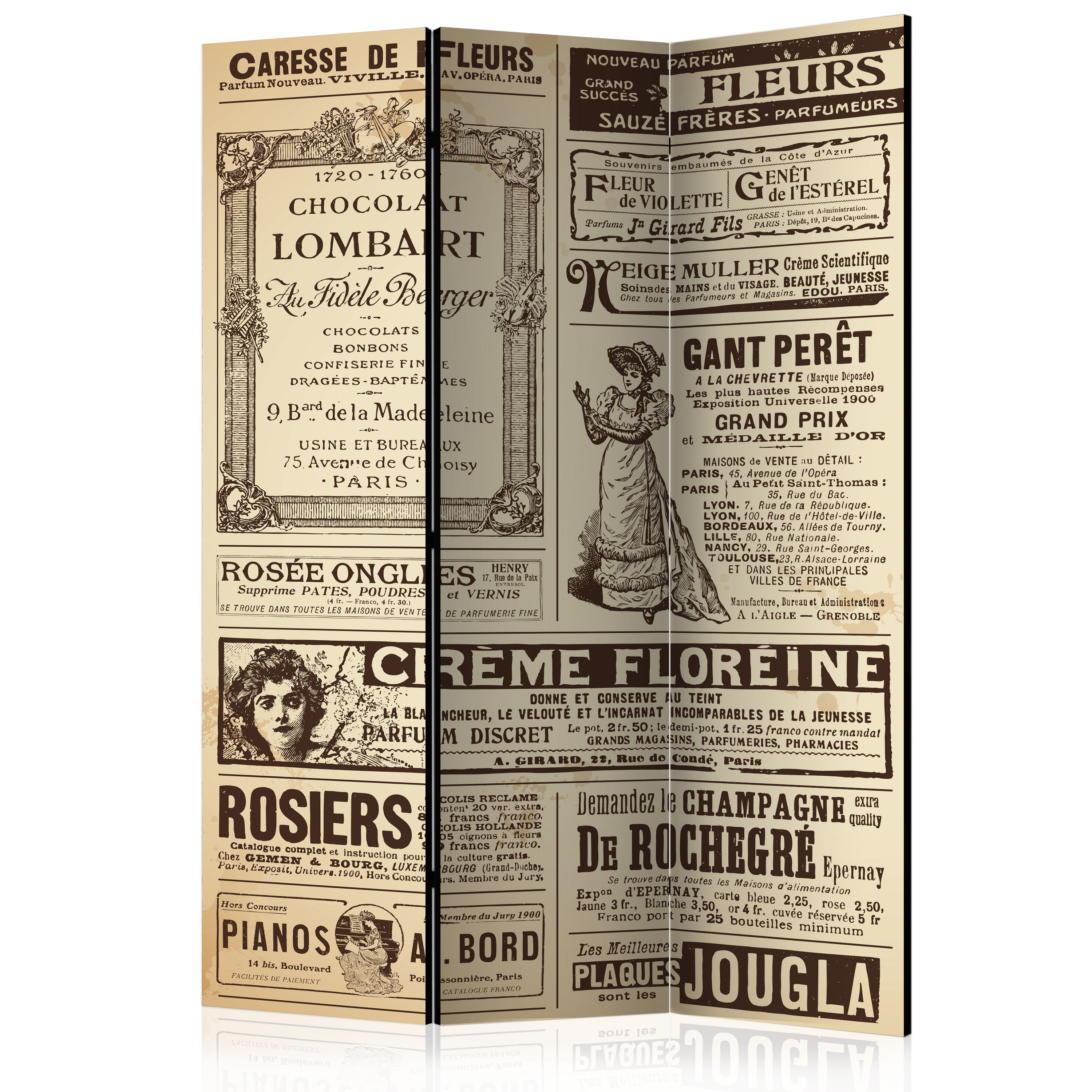 Rumsavdelare Arkiio Vintage Magazines 135x172 cm