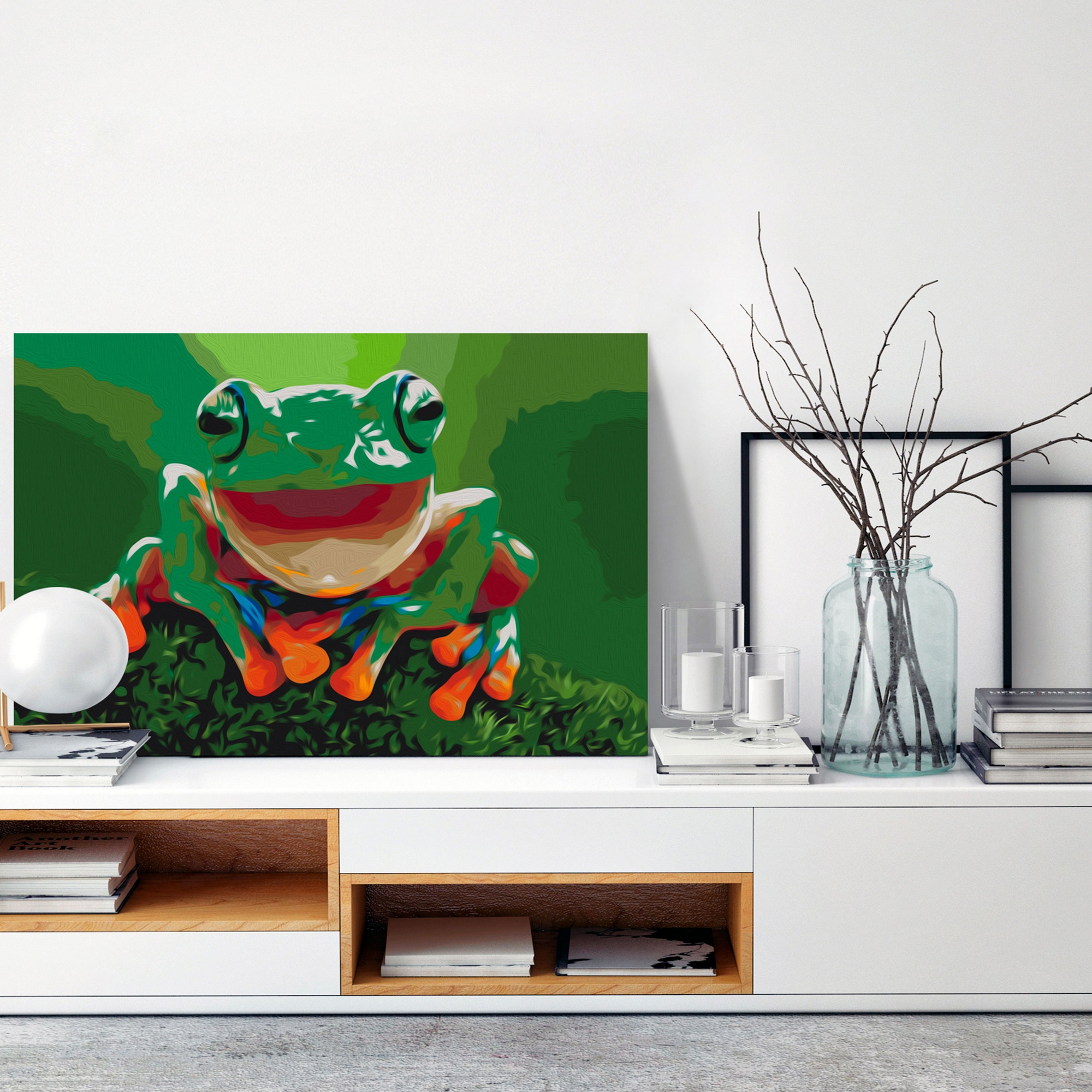 Gör-det-själv Målningar Arkiio Laughing Frog