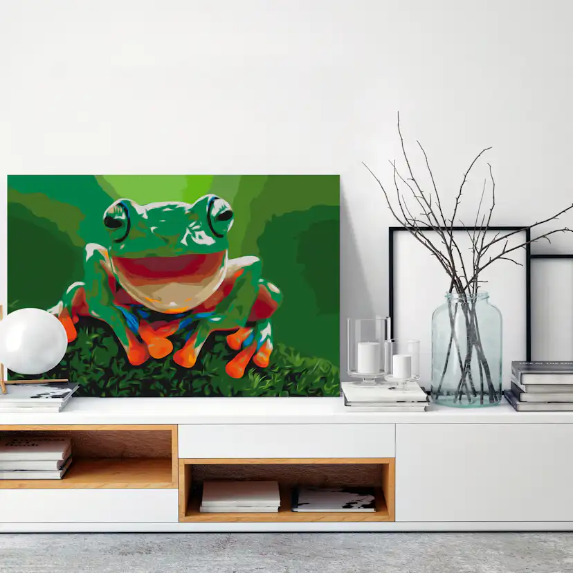 Gör-det-själv Målningar Arkiio Laughing Frog