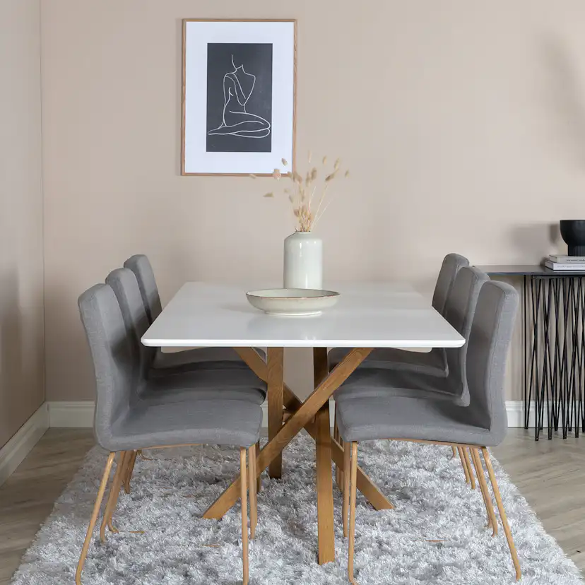 Matgrupp Venture Home Piazza med 6 Mace stolar