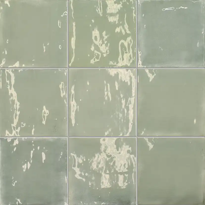 Kakel Lhådös Bristol Aquamarine 12,5x12,5 Blank cm