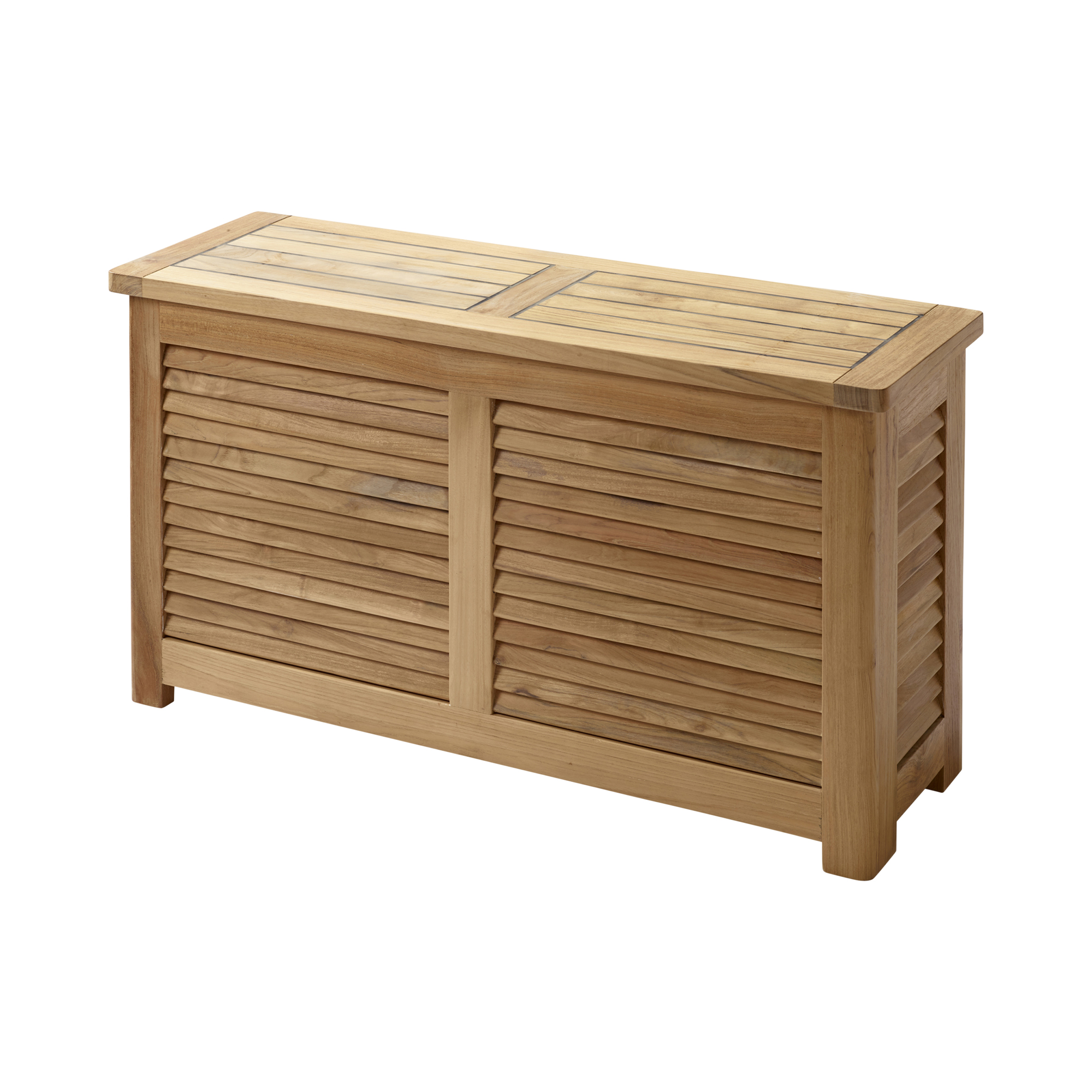Förvaringsbänk, teak Teak