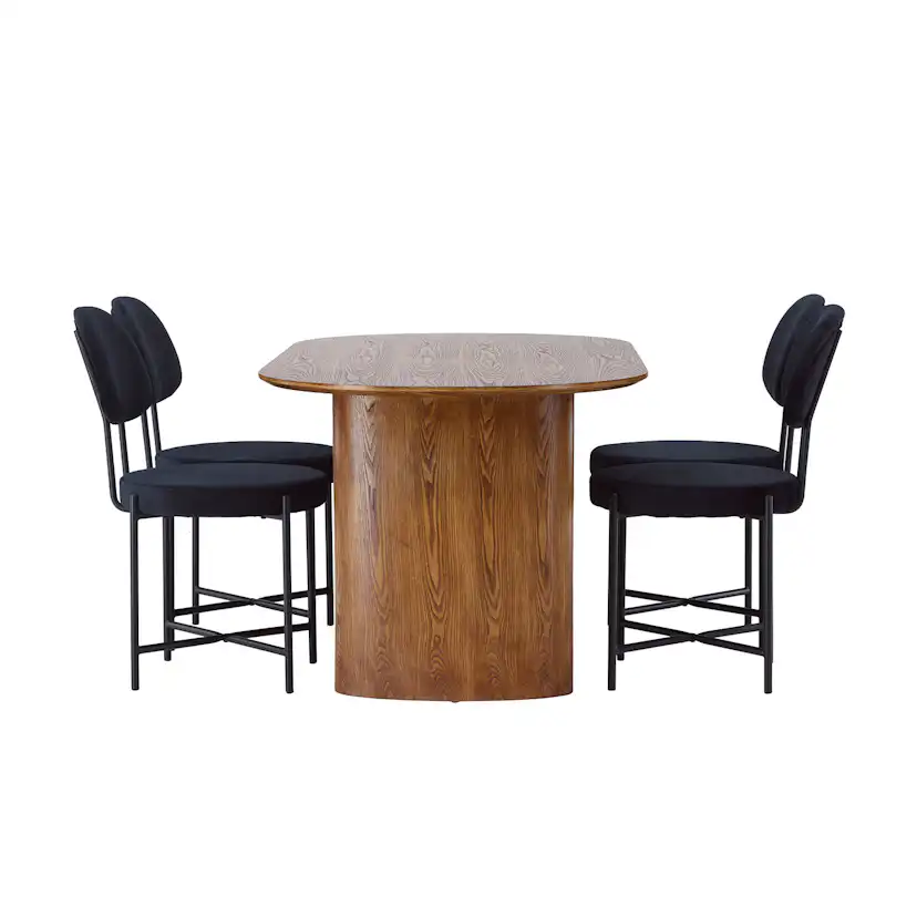 Matgrupp Venture Home Isolde med 4 Stella Stolar