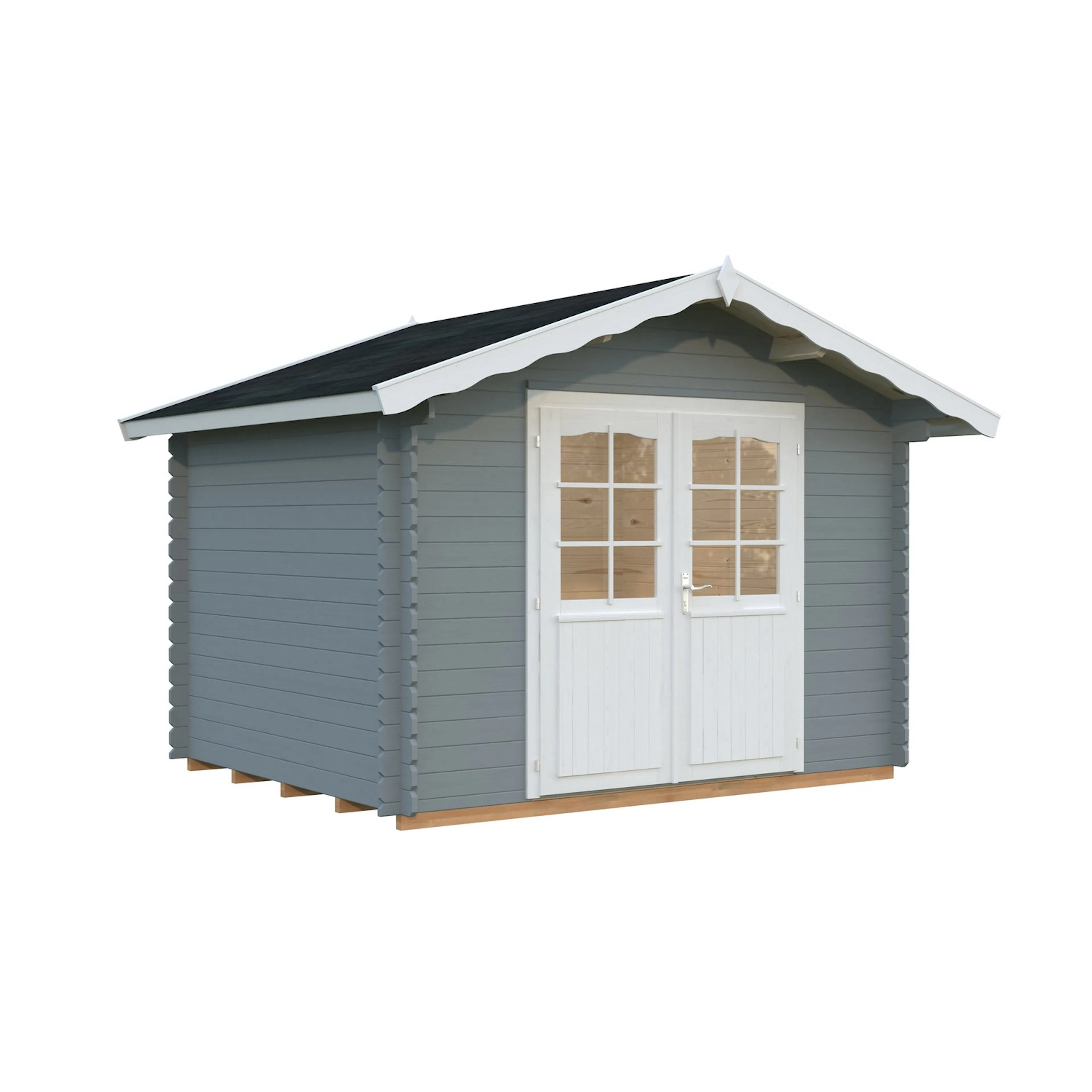 Ljusgrå/Vit