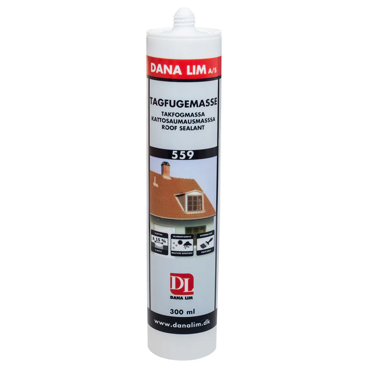 Fogmassa Danalim Dana Tak 559 310 ml Transparent för Kakel och Underhåll