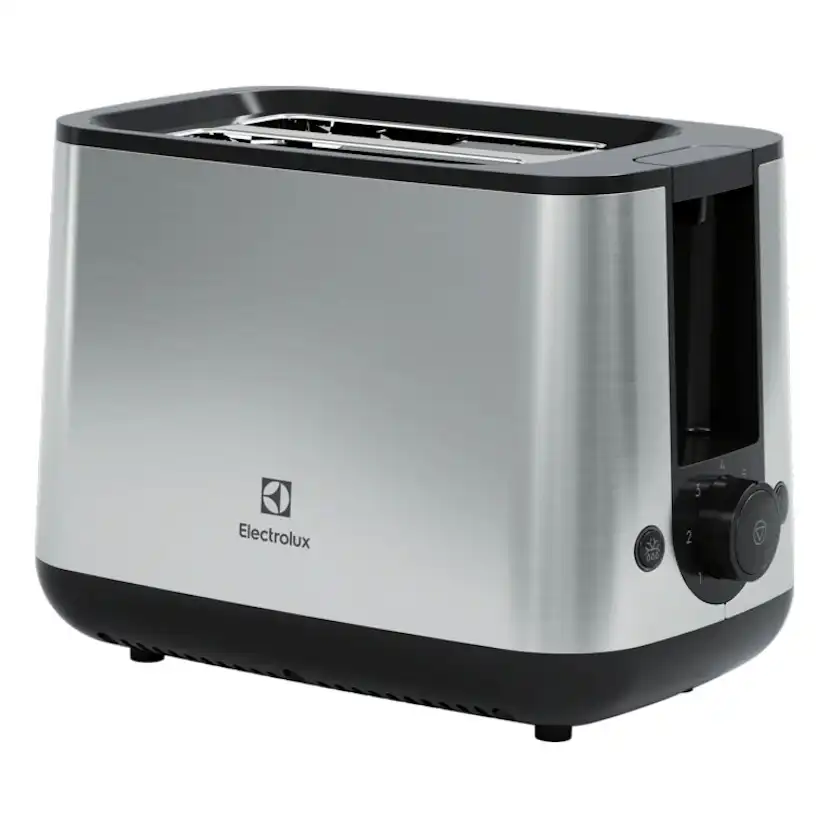 Brödrost Electrolux E3T1-3ST 2-Skivor Rostfri 800W 7 Rostningslägen & Uppvärmningsfunktion