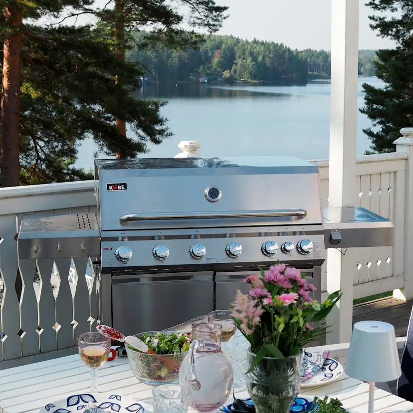 Gasolgrill Kobe Premium 6+1 RST PRE Grå