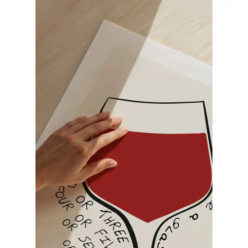 Poster Gallerix Lets Have A Glass Of Wine