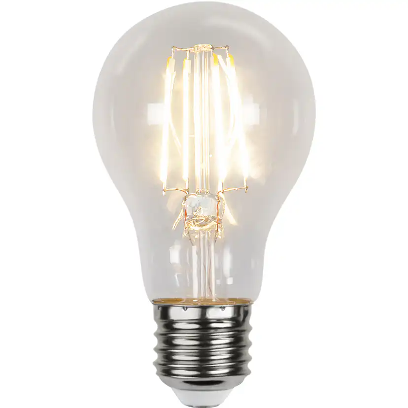 LED-lampa Star Trading E27 A60 Twilight Sensor Klar 4,2W