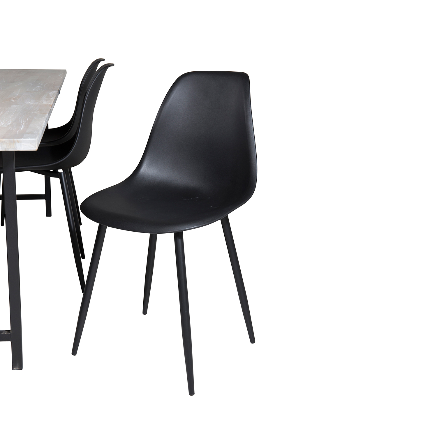 Matgrupp Venture Home Jenni med 6 Pop Stolar