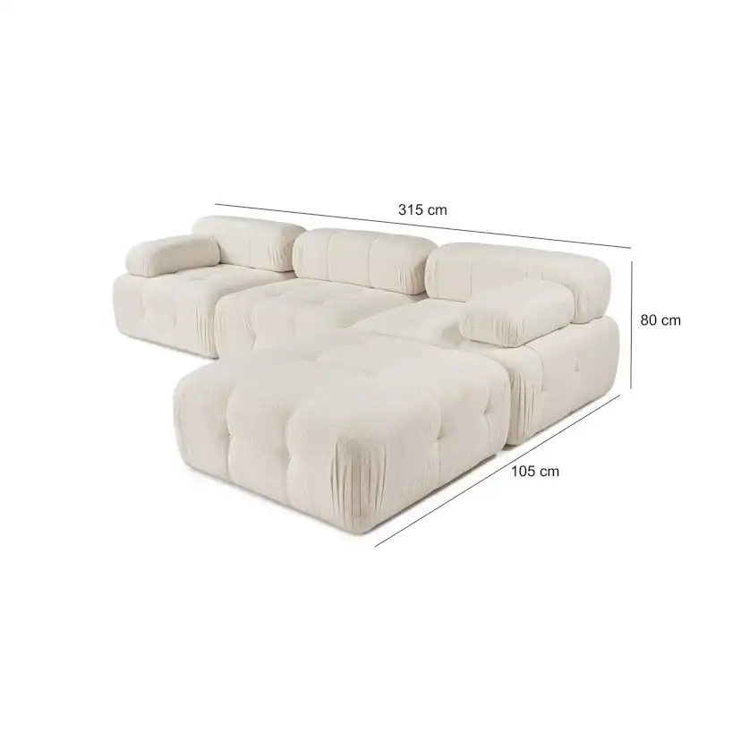 Divansoffa Andrarum Bengul Bubblig 3-sits