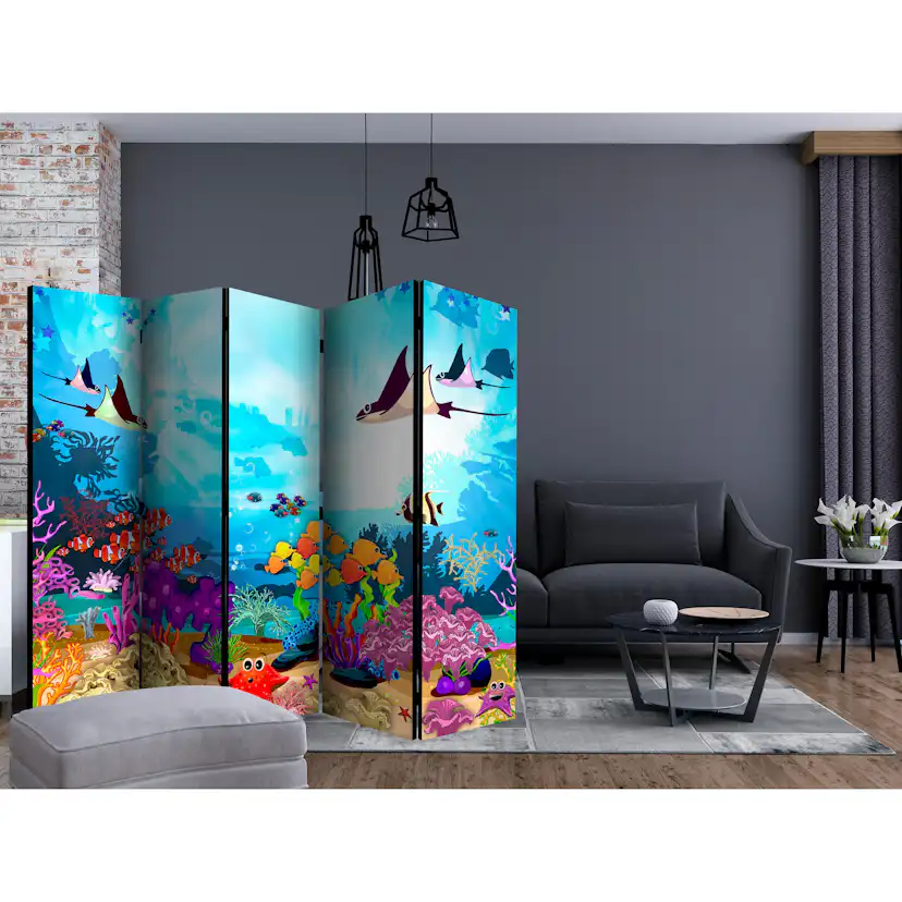 Rumsavdelare Arkiio Colourful Fish II 225x172 cm