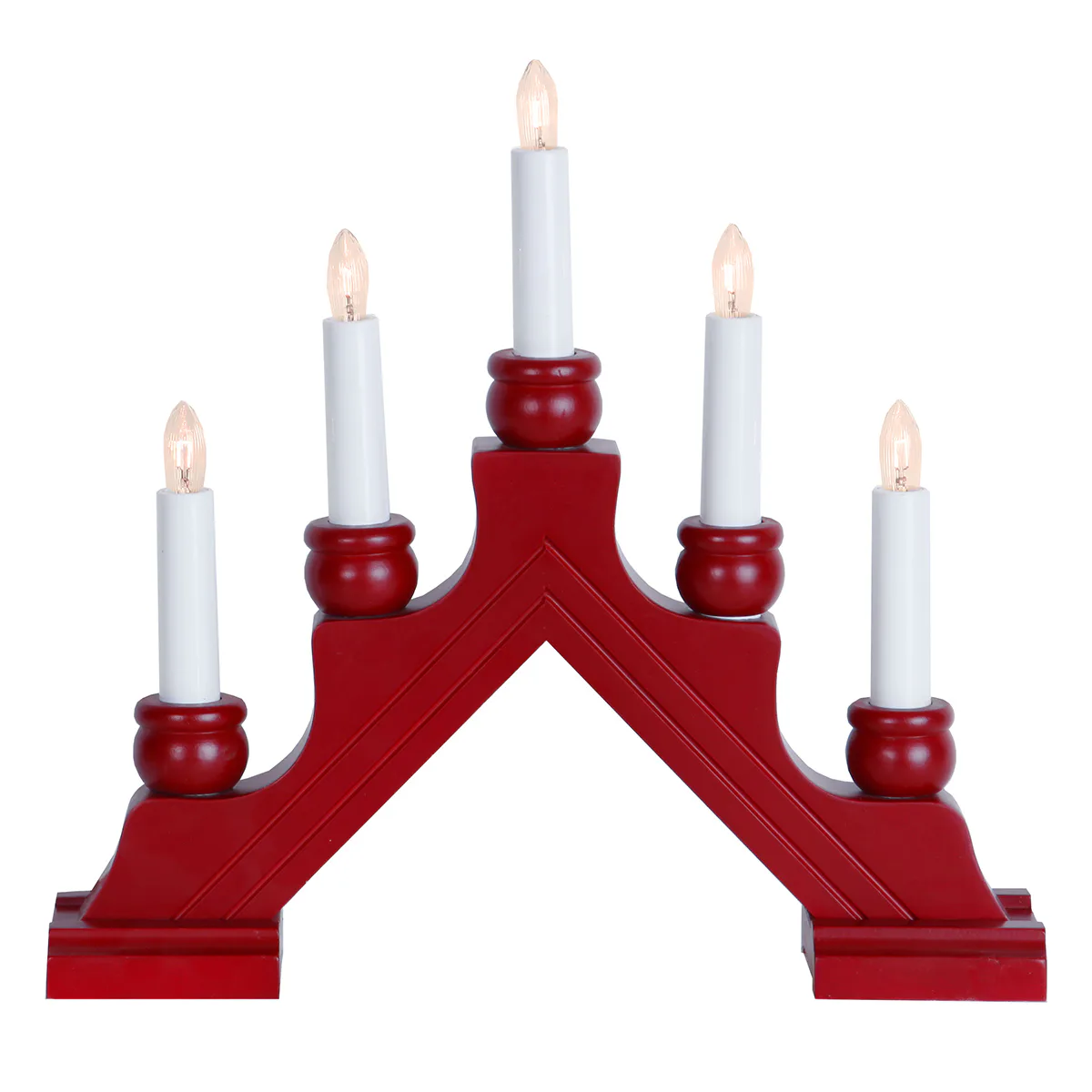 Ljusstake Star Trading Karin 5-Armad Adventsljusstake