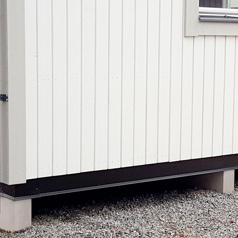 Bjälklagsplåt Vibostugan Njuta Funkis Svart 25 m2