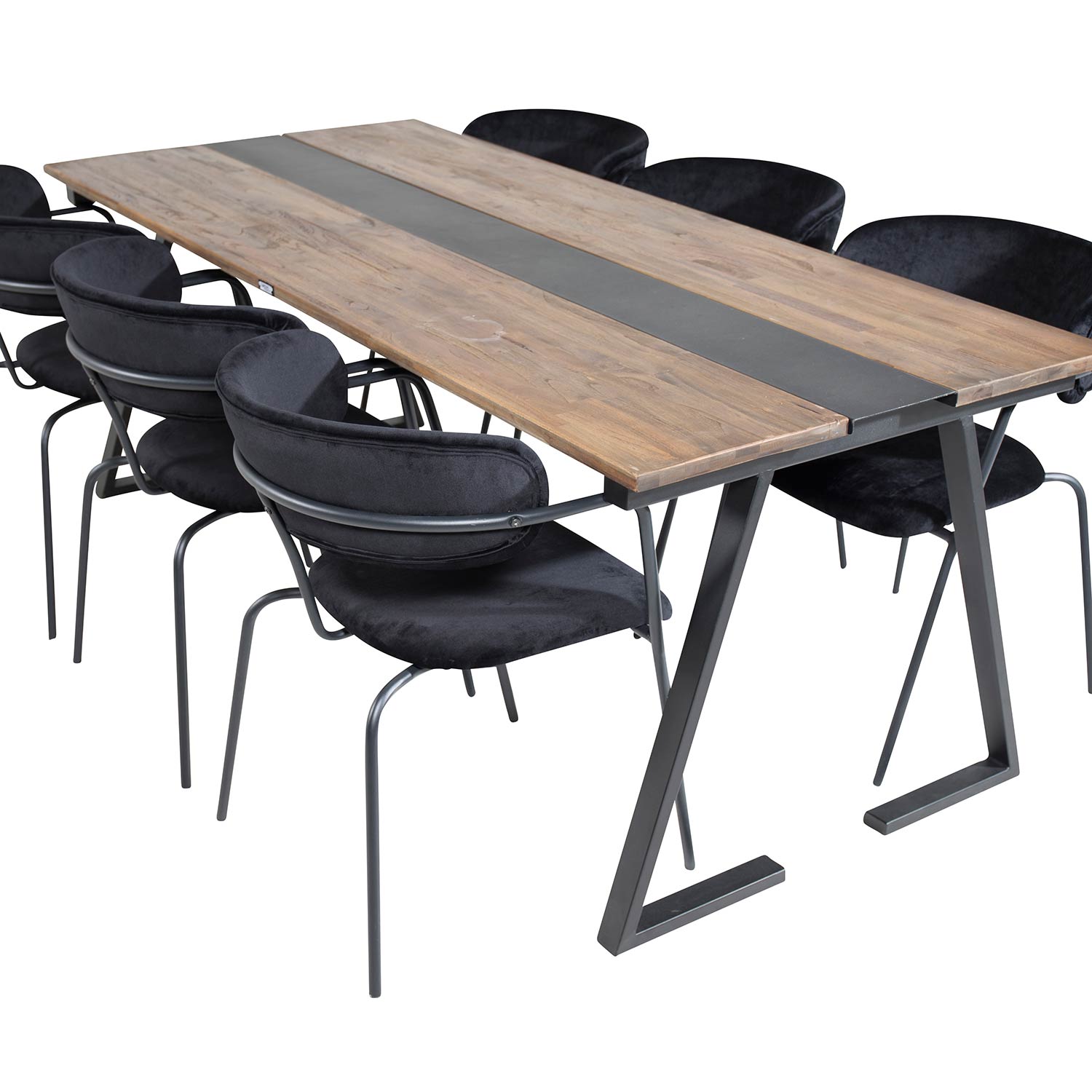 Matgrupp Venture Home Jane med 6 Aris Stolar