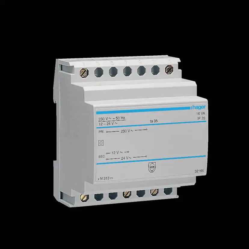 Skyddstransformator Hager 12/24 V AC