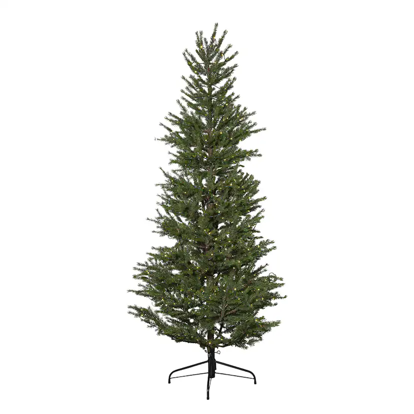 Plastgran Star Trading Malung med LED-belysning 200 cm