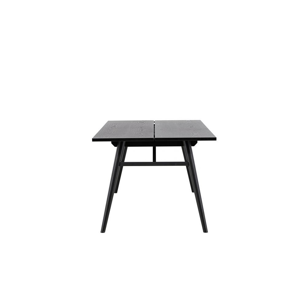 Matbord Venture Home Sleek Svart Fyrkantigt Bord i Ekfanér 195 cm